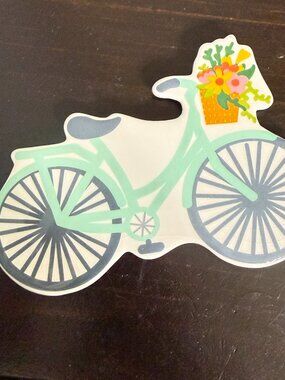 EUC Coton Colors Happy Everything Large Attachment Bike Bicycle Spring Flowers